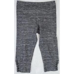 Calvin Klein Yoga Pants Womens XL Heather Gray Performance Active Quick Dry EUC